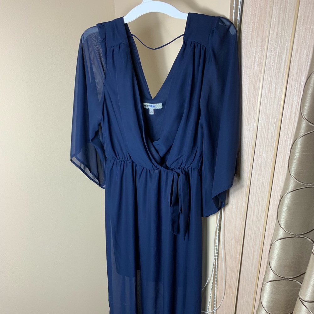 Blue dress